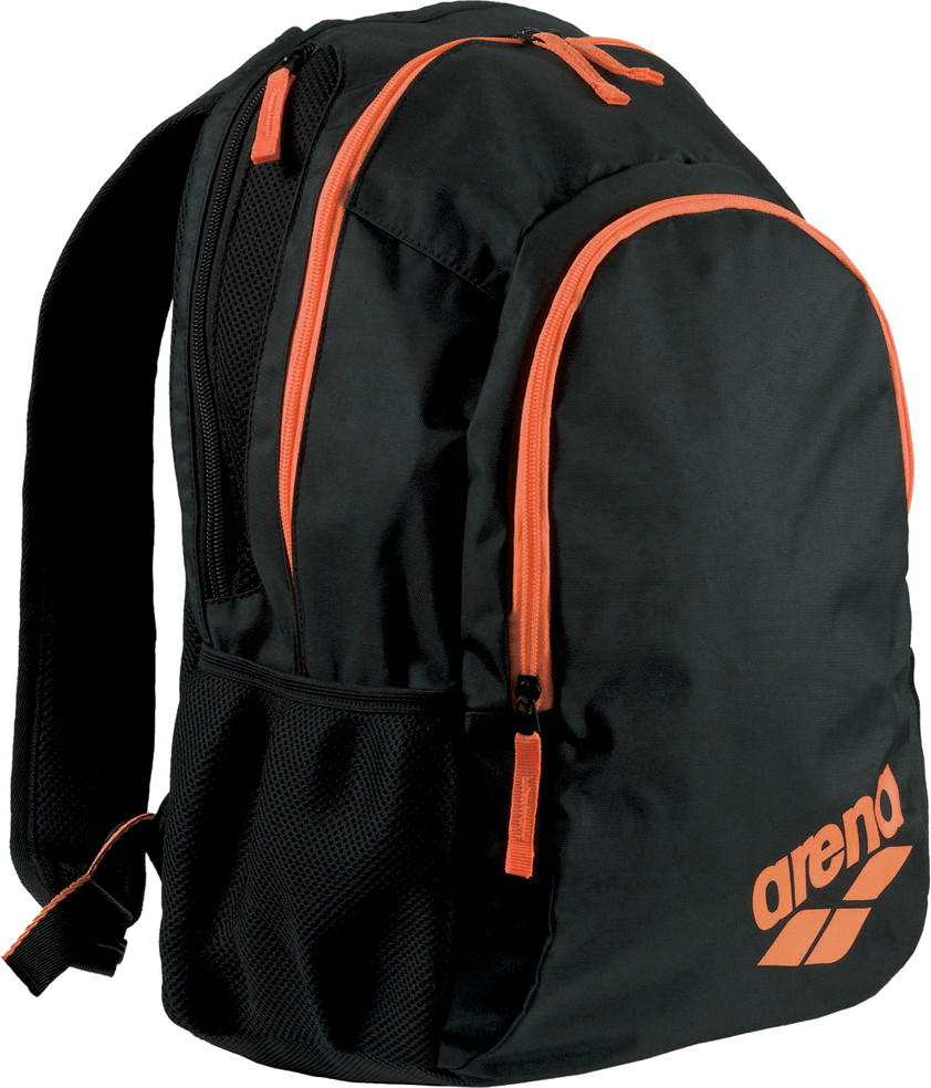 Arena Spiky 2 Backpack black/fluo orange (1E005)