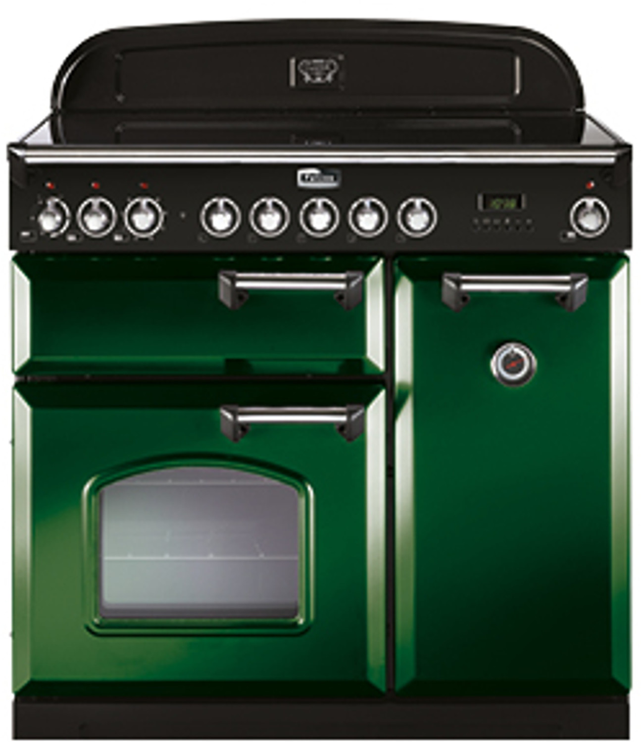 Falcon Classic Deluxe 90 vitrocéramique vert anglais laiton