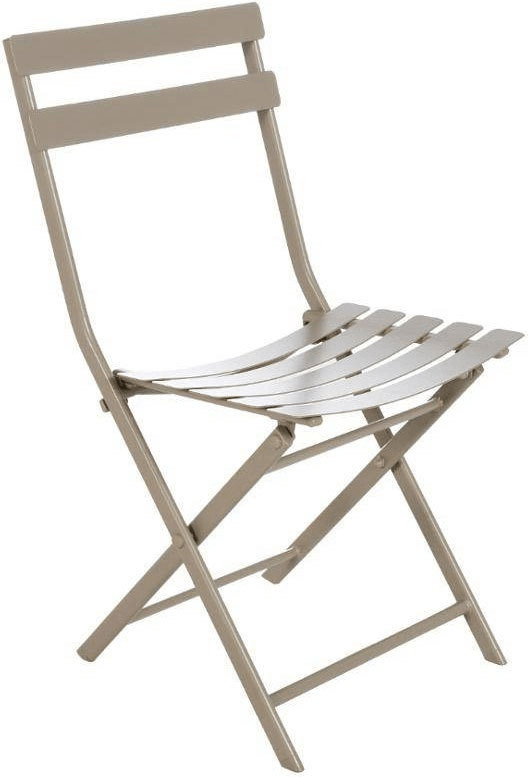 Hespéride Lot de 4 chaises pliantes Greensboro taupe