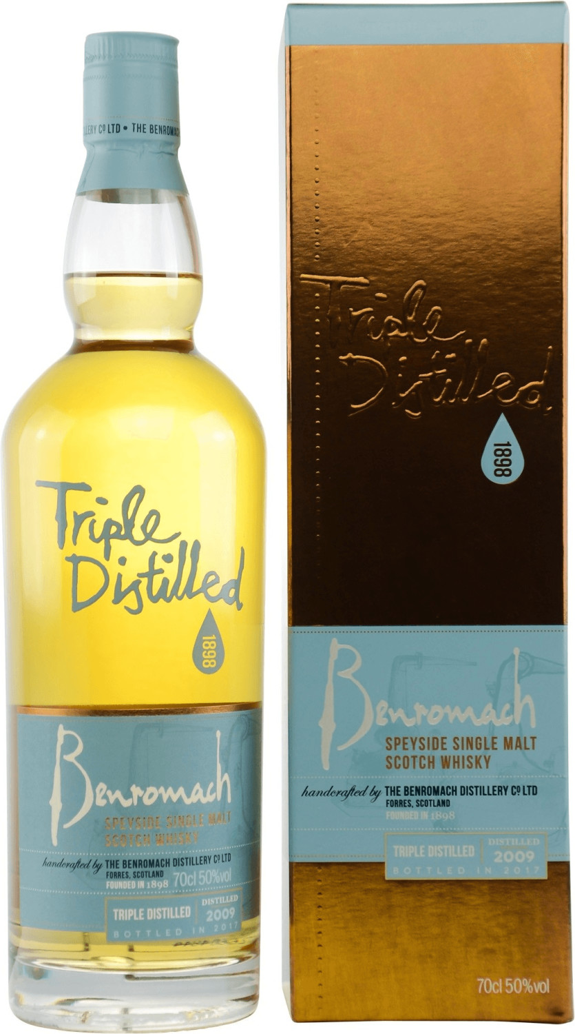 Benromach Triple Distilled 2009/2017 0,7 L 50 %
