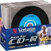 Photos - Other for Computer Verbatim CD-R 700MB 52x AZO Colour Data Vinyl 10pk Slim Case 