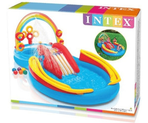 Piscine gonflable et aire de jeux aquatique - Intex Rainbow — BRYCUS