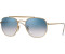 Ray-Ban Marshal RB3648 001/3F (gold/light blue gradient)