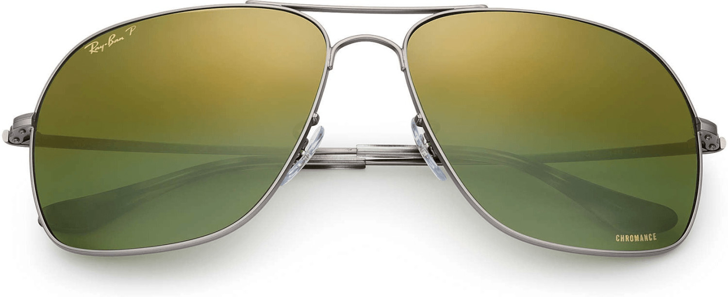 ray ban chromance green