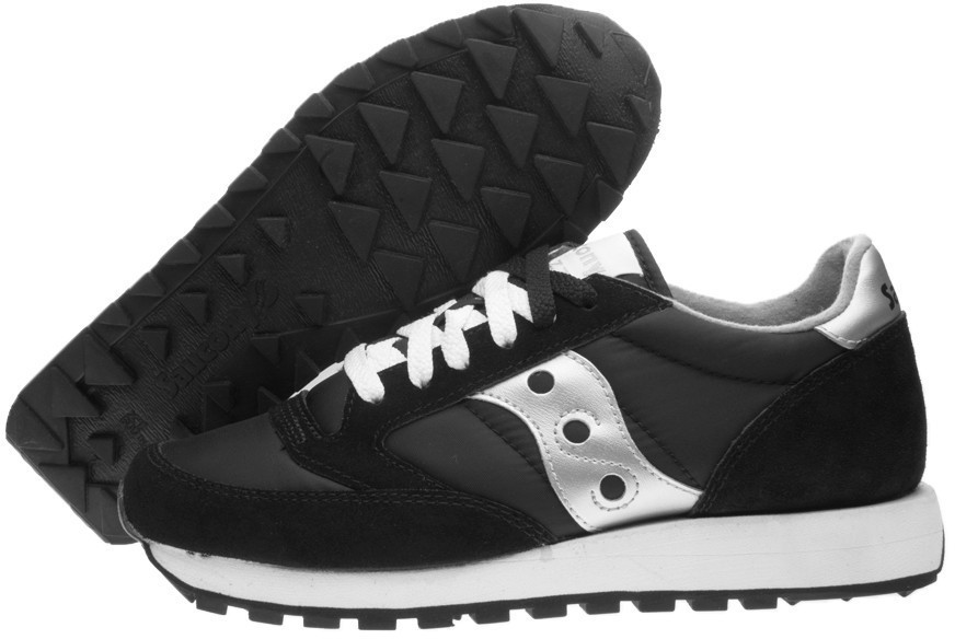 Saucony jazz nere e argento hot sale