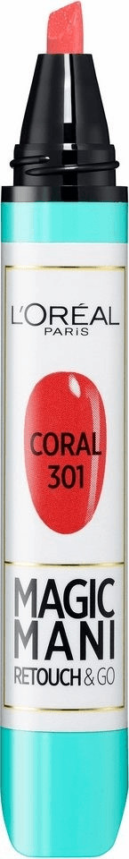 L'Oréal Magic Mani Retouch & Go - 301 Coral (4ml)