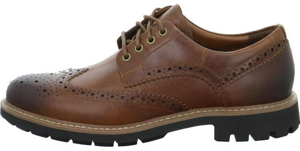 Clarks Batcombe Wing dark tan lea