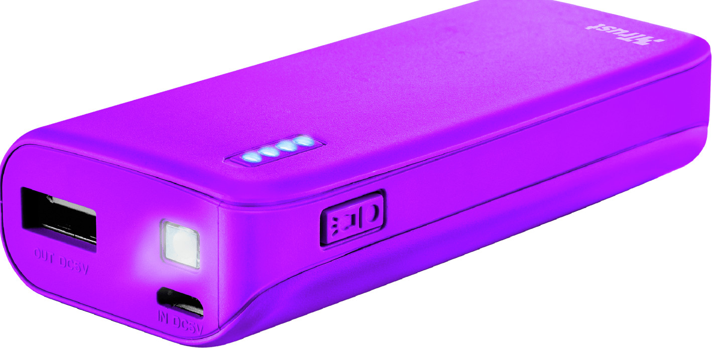 Trust Urban Power bank 4400 mAh violet
