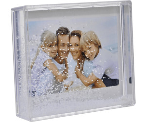 mit Schneekugel Effekt Fujifilm Instax Wide Frame Rahmen glitzer Silber