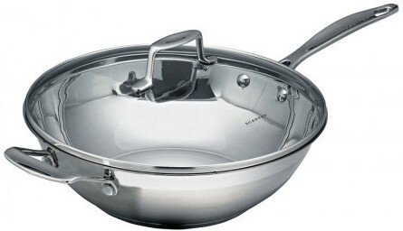 Scanpan Impact Wok with Lid 32 cm