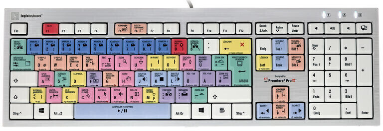 LogicKeyboard Adobe Premiere Pro (blanc)(DE)