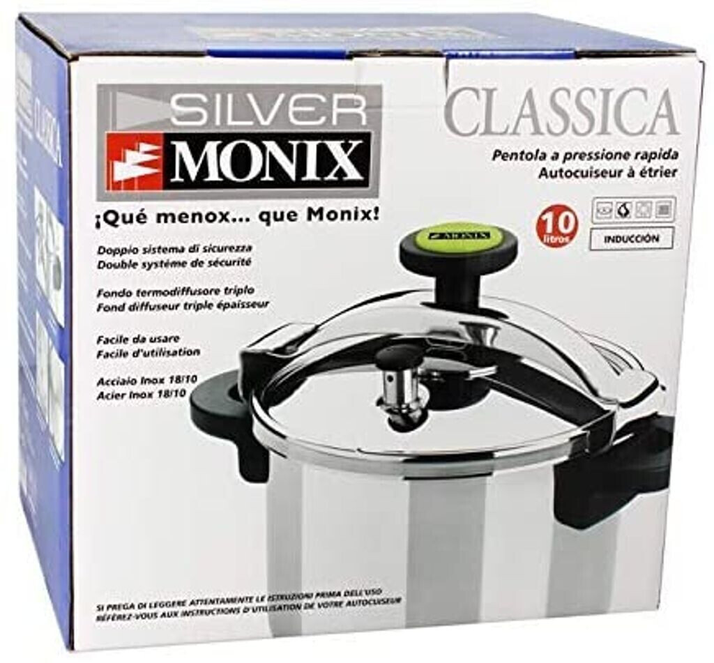 Monix Classica Olla Rápida para Inducción 6 Litros Acero