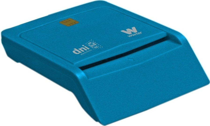 Lector de dni/tarjetas inteligentes woxter blanco - compatible con dnie/dni  3.0 y smartcards - usb 2.0 