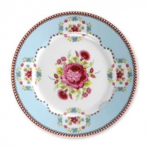 PiP Studio Dessert Plate 17 cm Big Flower blue