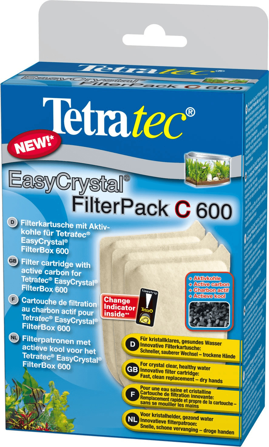 Photos - Aquarium Filter Tetra EasyCrystal Filter Pack 600C 