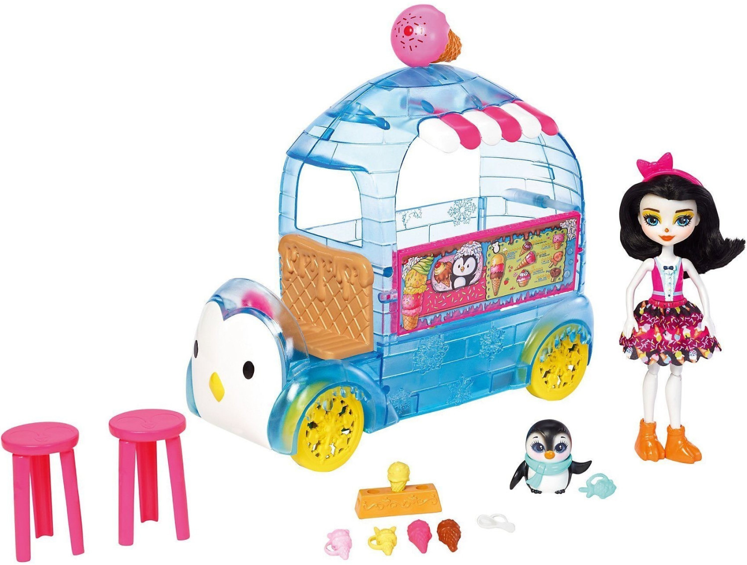 Enchantimals Coffret - Le camion de glaces de Preena Pingouin