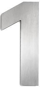 CMD House number stainless steel large 1