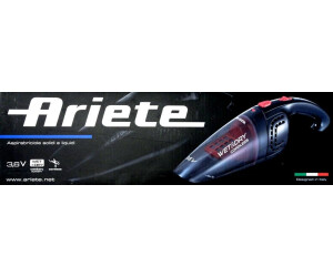 Ariete 2474 Wet&Dry Cordless - Aspirabriciole Senza Filo, 12 Min Autonomia,  3 Accessori