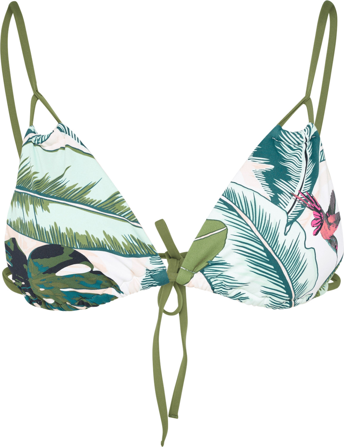 Seafolly Palm Beach Slide Tri Bikini Top moss (30938-168)
