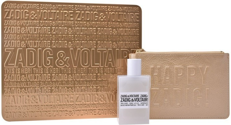 Zadig & Voltaire This is Her Set (EdP 50ml + Pouch) gold