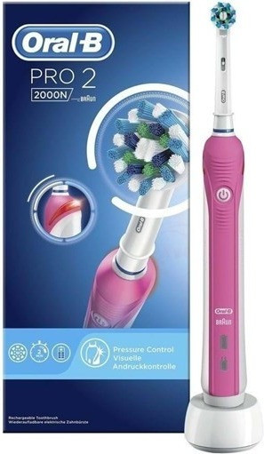 Oral-B PRO 2 2000N CrossAction pink