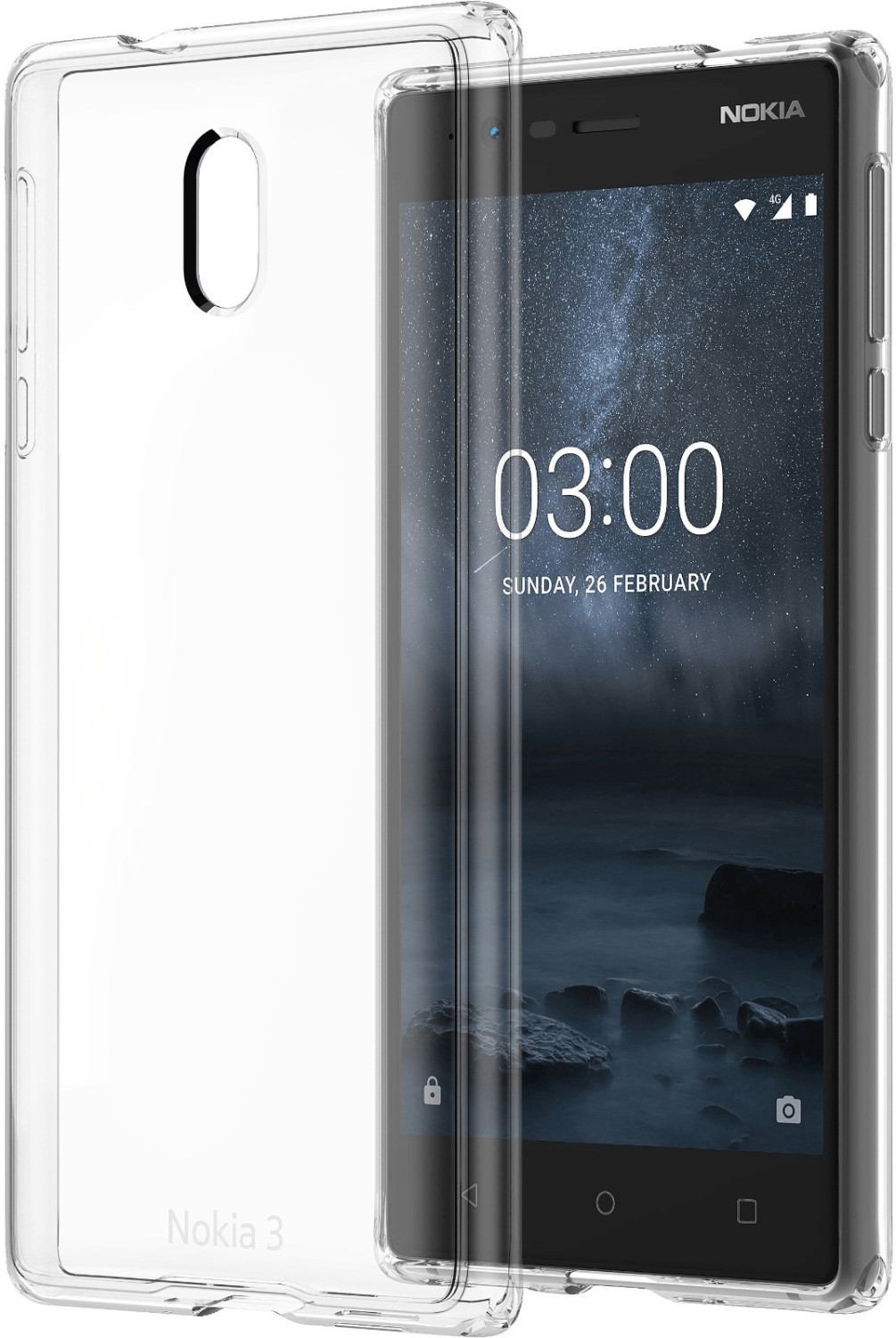 Nokia Hybrid Crystal Case (Nokia 3) clear