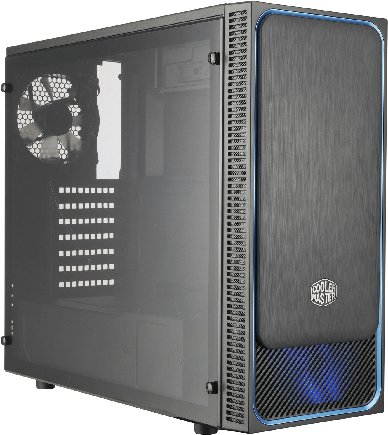CoolerMaster MasterBox E500L Window blue