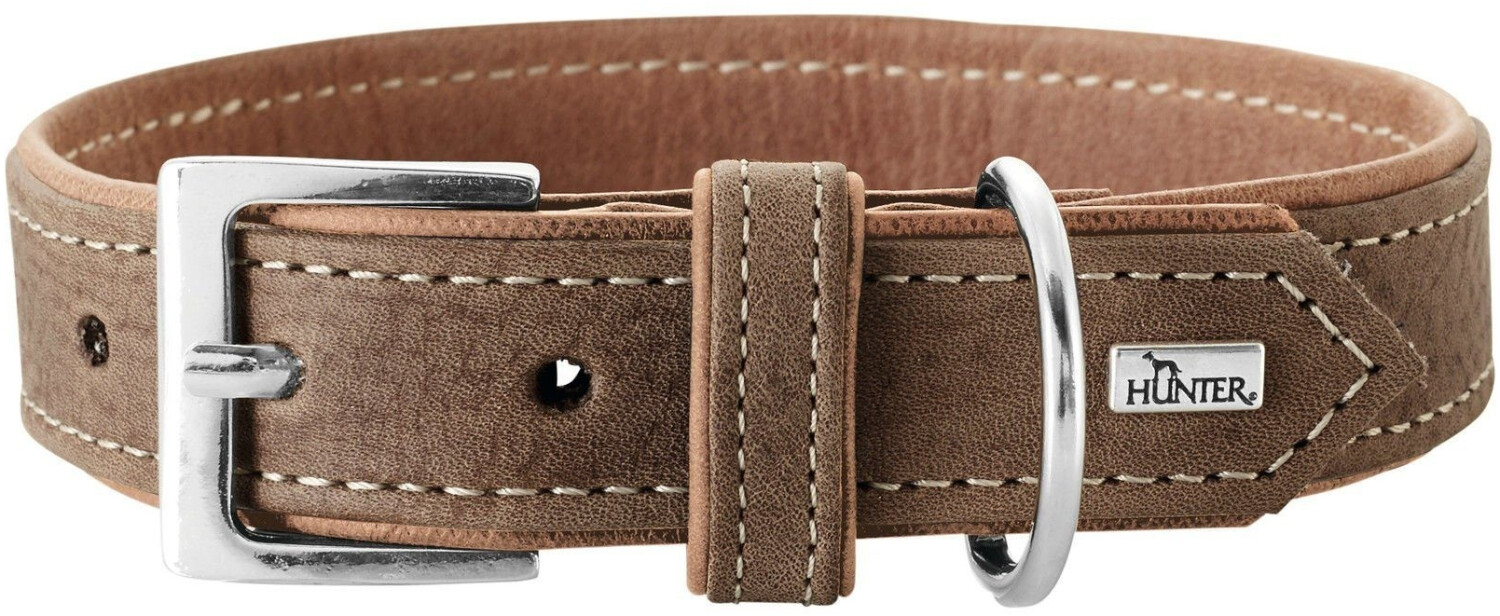 HUNTER Collier pour chien 30 cm / 1.8 cm tabac/cognac HUNTER Collier pour chien 30 cm / 1.8 cm tabac/cognac