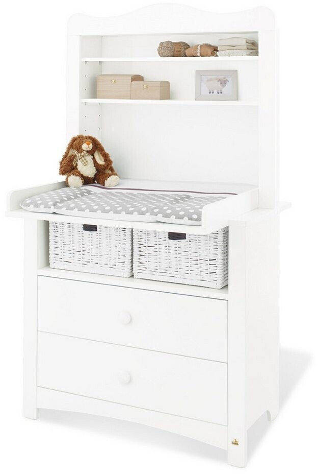 Pinolino Florentina Changing Table Dresser wide with Shelf