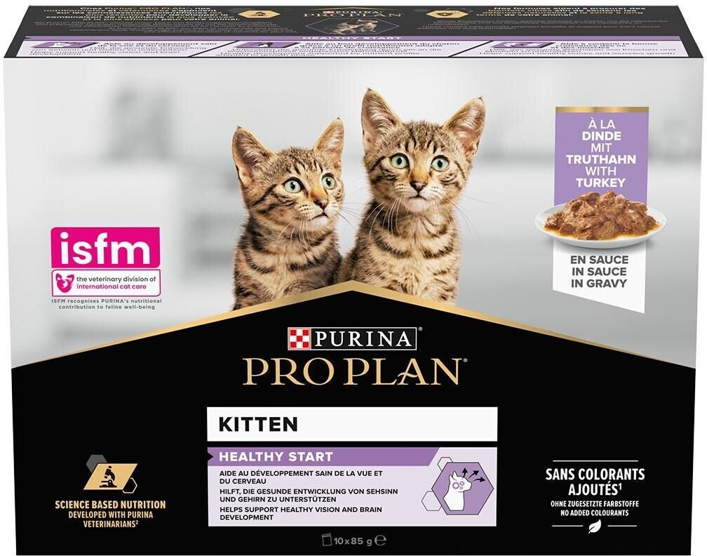 Purina Pro Plan NutriSavour Junior dinde en sauce (10 x 85 g)