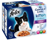 Felix As Good as it Looks Kitten Favourites Selection (12 x 100g)