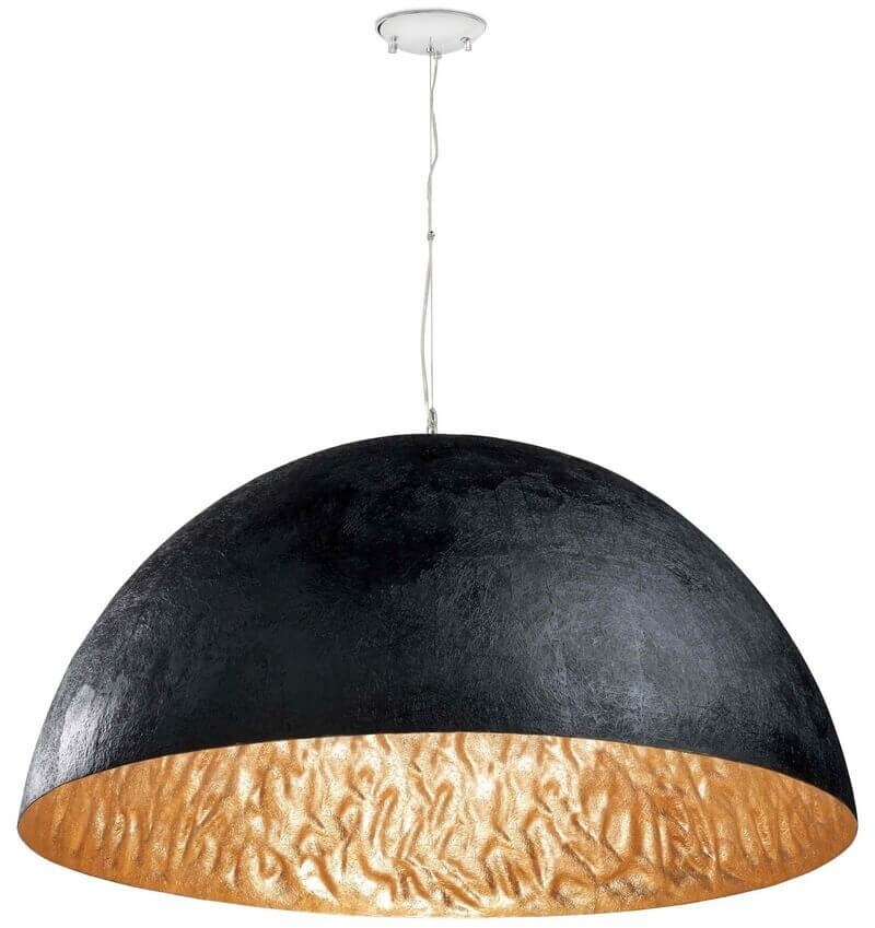 Faro Barcelona Magma-P Pendant Lamp black/gold