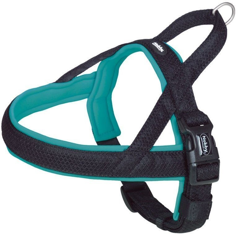 Nobby Norwegian harness mesh preno 75-98 cm + 62 cm / B: 40/45 mm turquoise