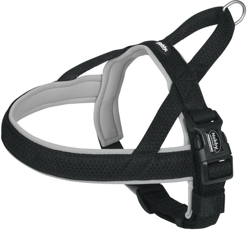 Nobby Norwegian harness mesh preno 50-64 cm + 42 cm / B: 25/35 mm grey
