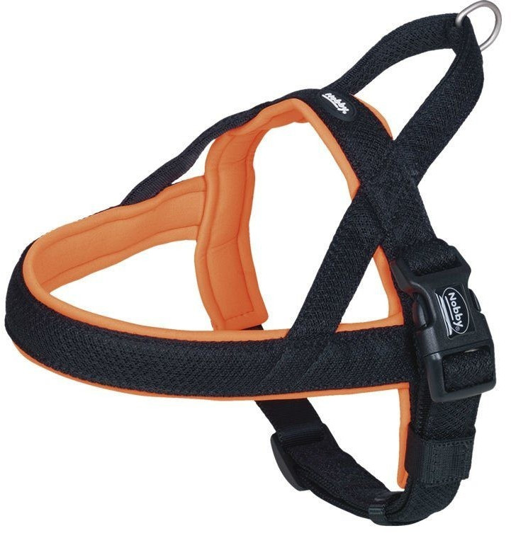 Nobby Norwegian harness mesh preno 38-50 cm + 36 cm / B: 20/25 mm neon orange