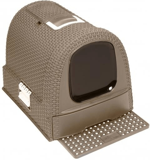 Buy Curver Rattan Cat Litter Box brown from £39.99 (Today) – Best Deals