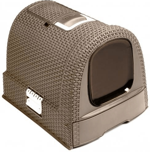 Curver Maison de toilette pour chat moka