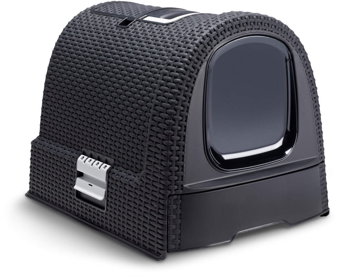Curver Maison de toilette pour chat anthracite