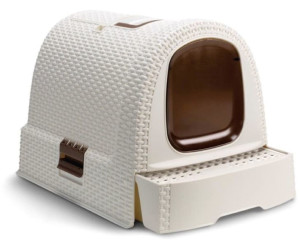 Buy Curver Rattan Cat Litter Box White from £41.49 (Today) – Best Deals