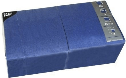 Papstar Napkins dark blue 250 pcs.