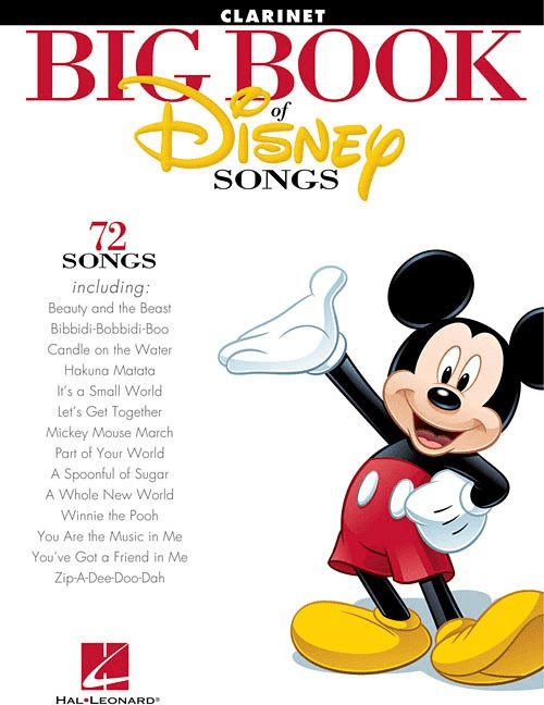 Hal Leonard The Big Book of Disney Songs (Clarinet)