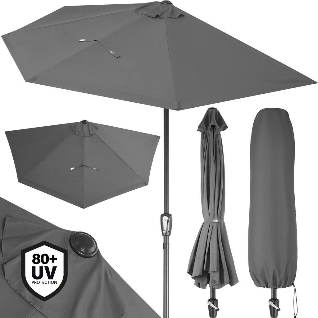 Deuba Demi parasol 3 m anthracite