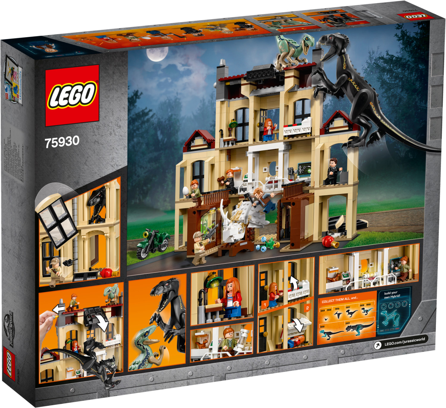 Buy LEGO Jurassic World Indoraptor Rampage at Lockwood Estate