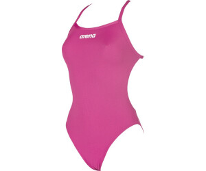 ARENA Solid Light Tech High One Piece Badeanzug Damen Shark//Black 2020 Schwimmanzug