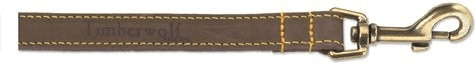 Ancol Timberwolf Leather Dog Lead 1 m