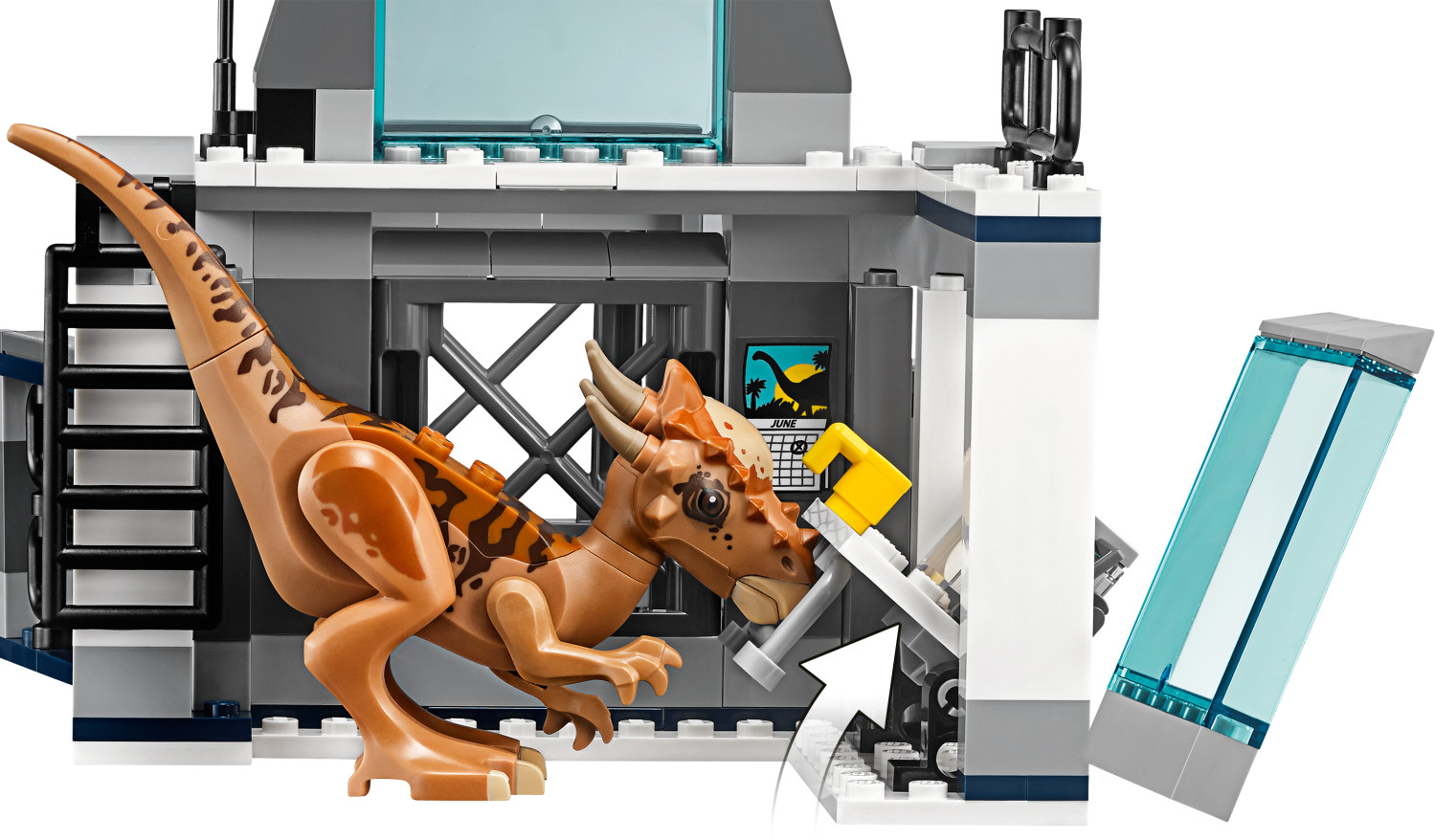 Lego jurassic world hot sale fuga del stygimoloch