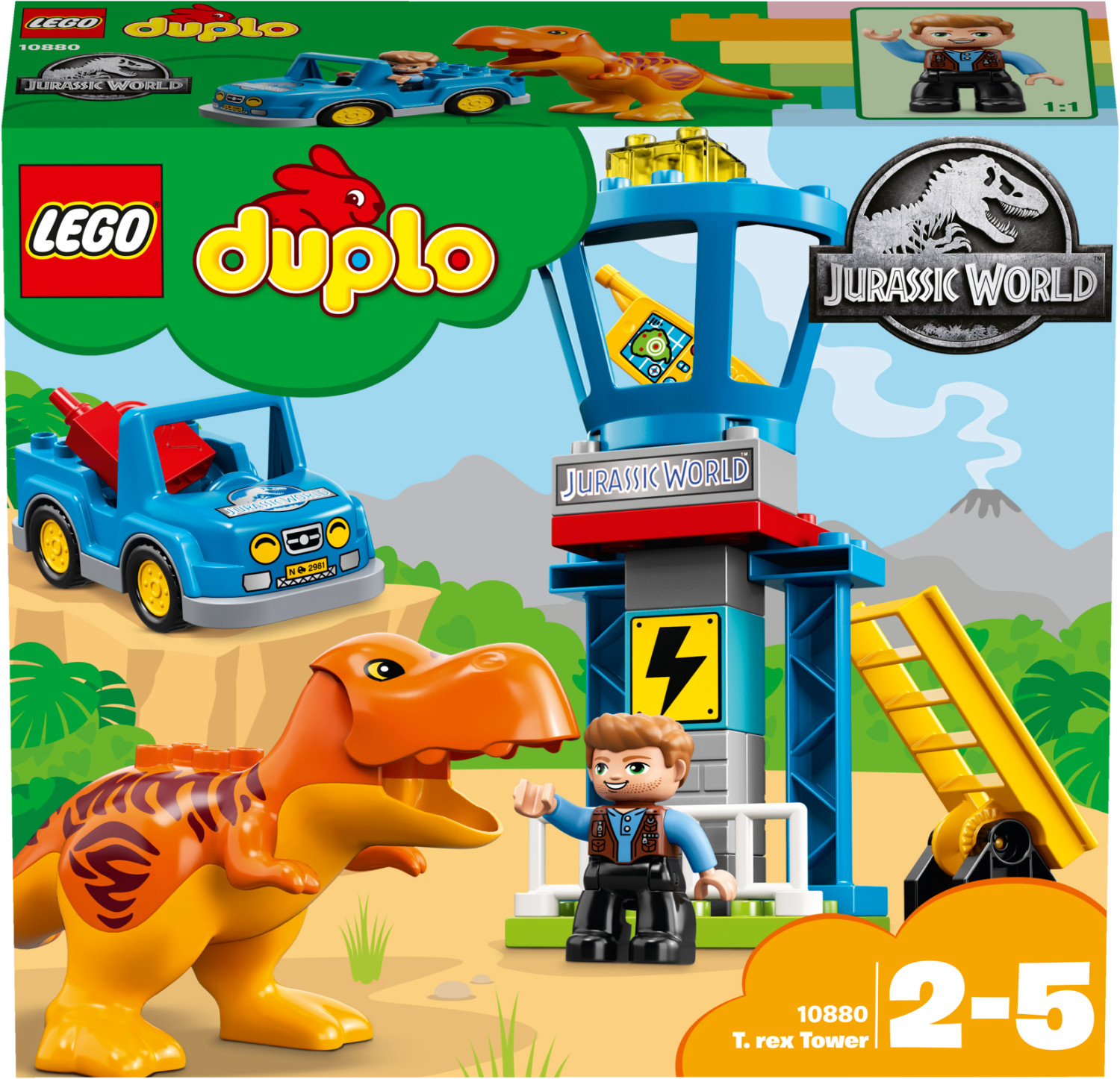 Lego Duplo Jurassic World T Rex Aussichtsplattform 10880 Ab 9898 € Preisvergleich Bei