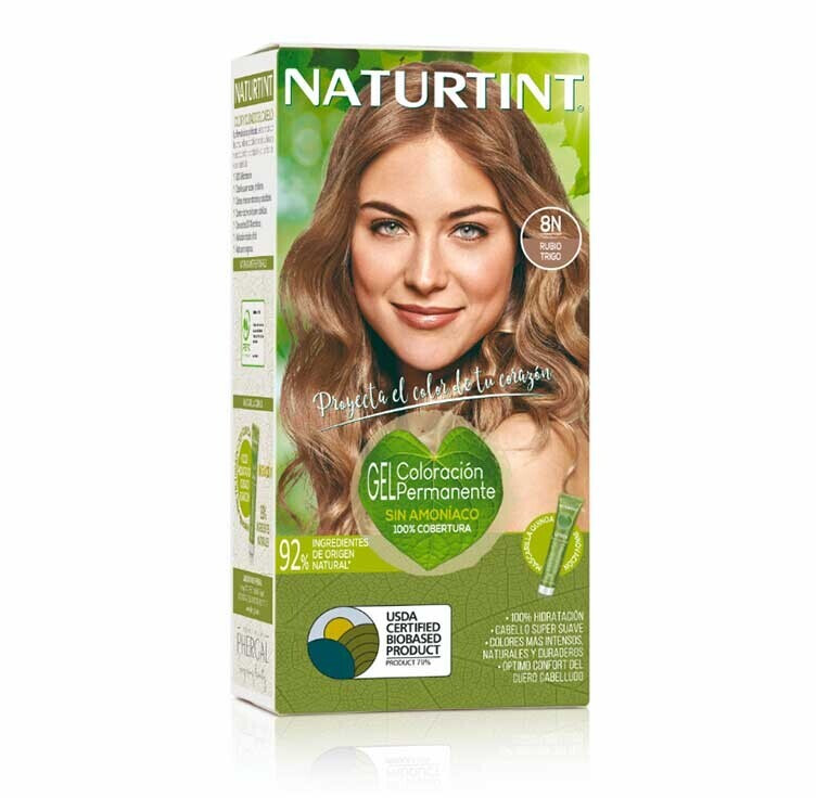 Photos - Hair Dye Naturtint by Phergal  Permanent Hair Color 8N wheat germ blonde 