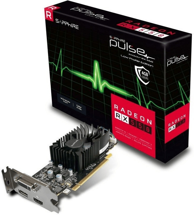 Sapphire Radeon RX 550 Low Profile 4Go GDDR5