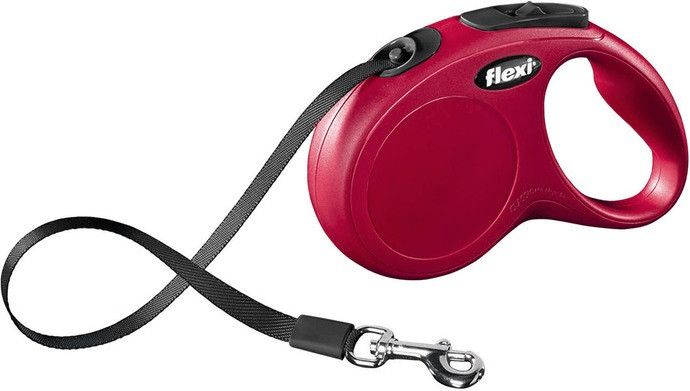 Flexi Laisse-sangle New Classic M 5 m rouge